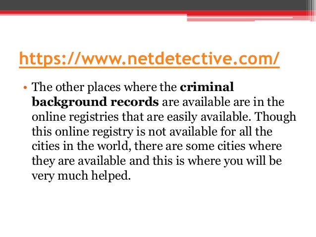 Www netdetective com